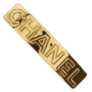 CHANEL Gold Barette